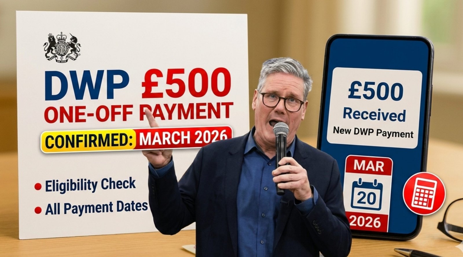 DWP £500 One-Off Support March 2026