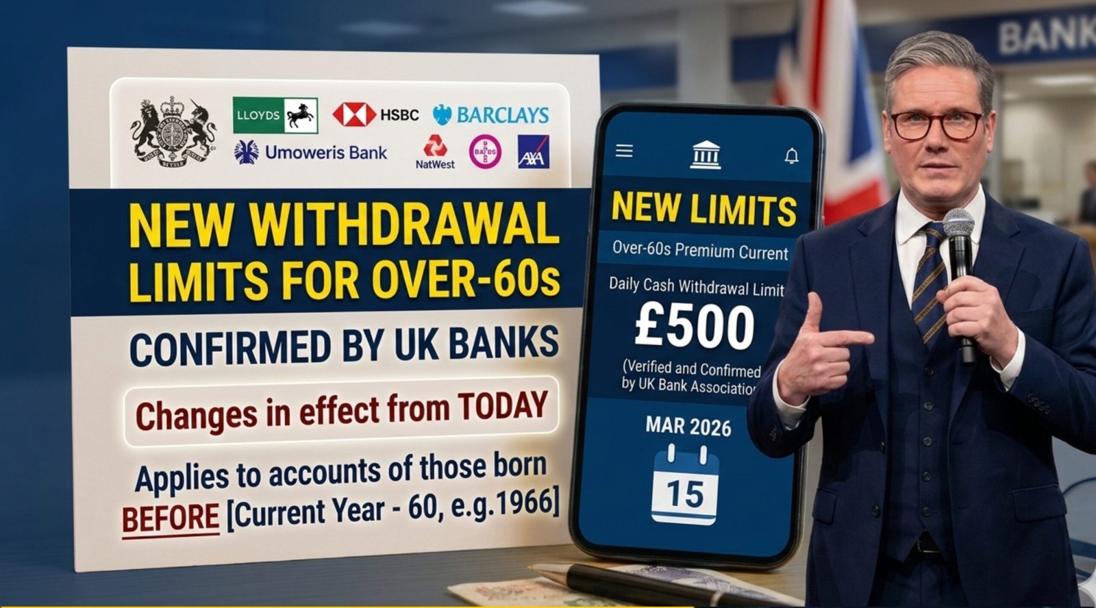 New Withdrawal Limits for Over-60s