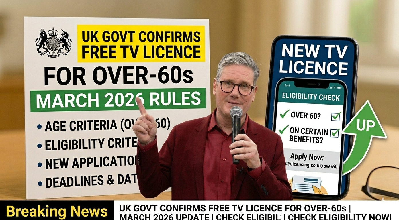 Free TV Licence for Over-60s March 2026