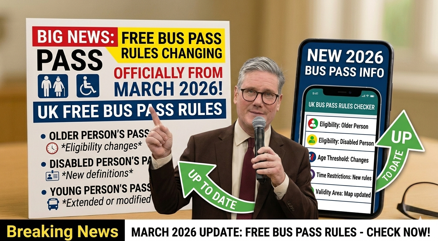 UK Free Bus Pass Rules 2026
