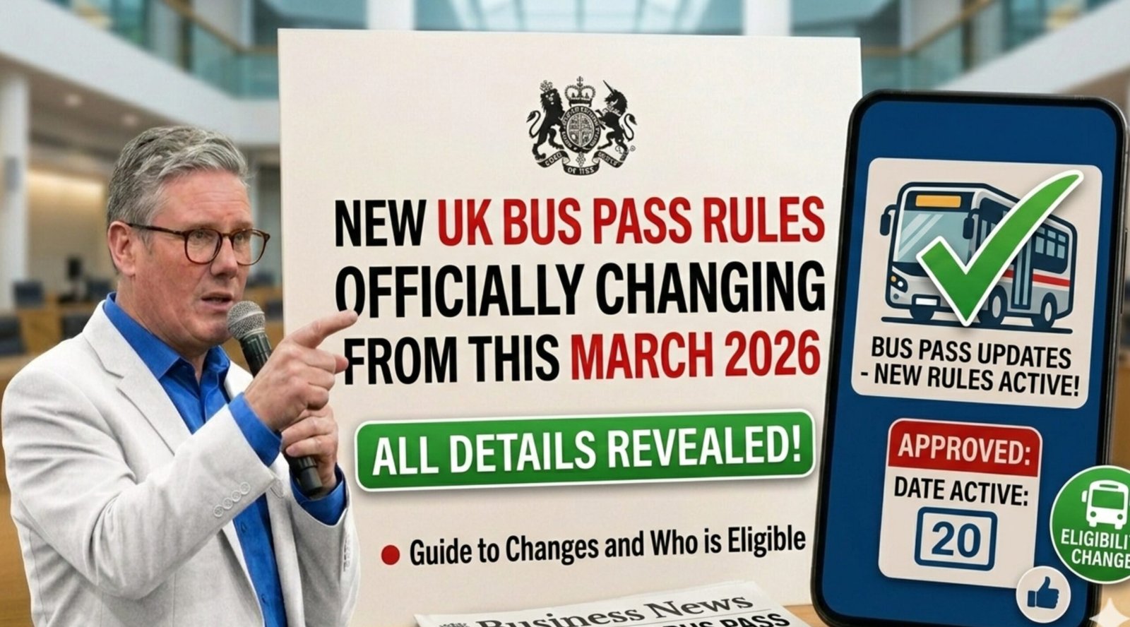 UK Bus Pass Rules March 2026