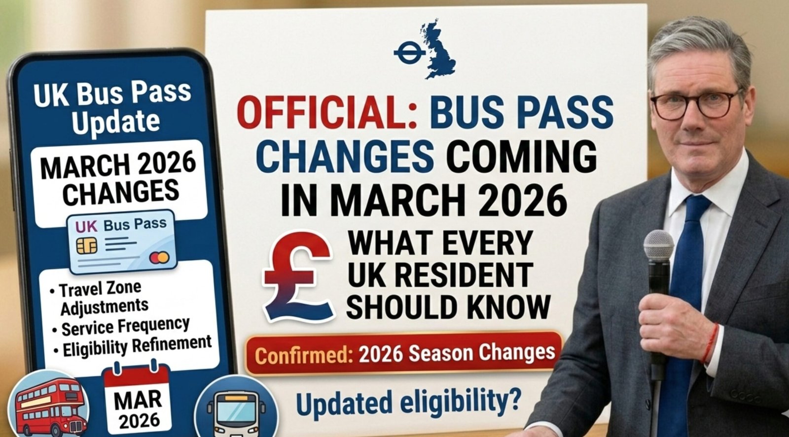 UK Bus Pass Changes March 2026