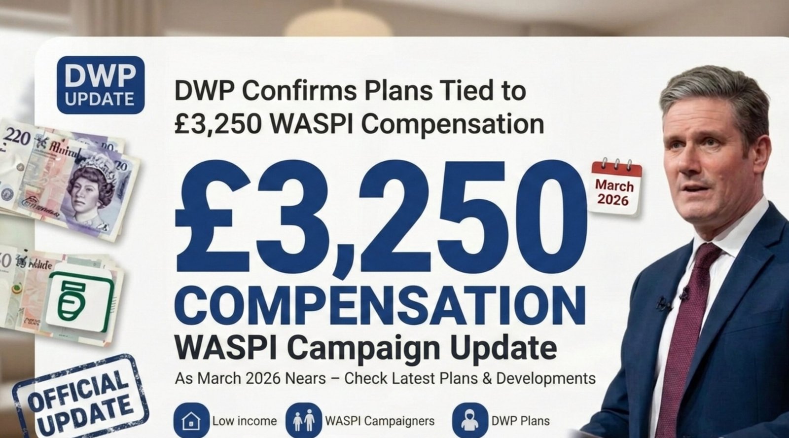 DWP WASPI Compensation March 2026