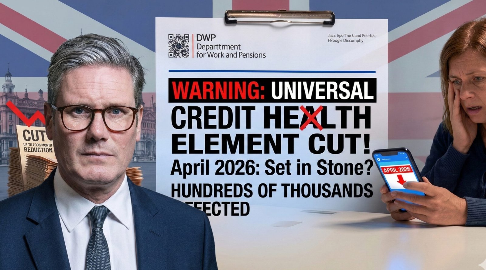 Universal Credit Health Element Cut Set for April 2026