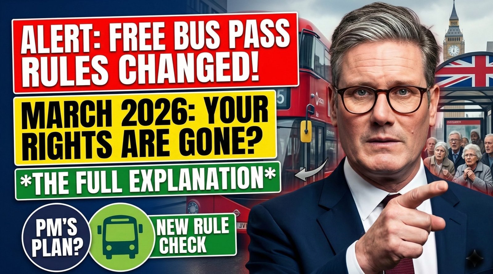 UK Free Bus Pass Rule Changes March 2026