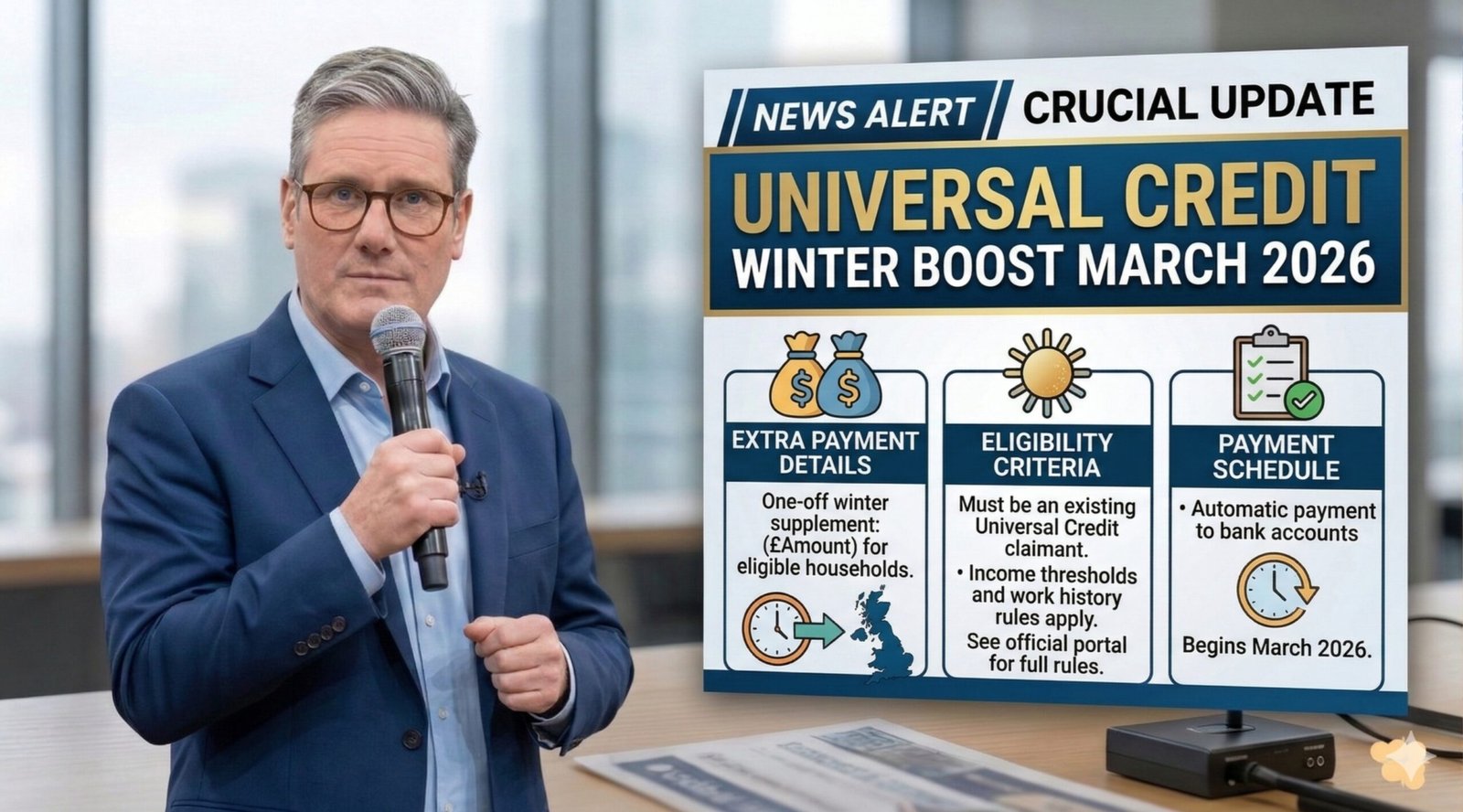 Universal Credit Winter Boost March 2026