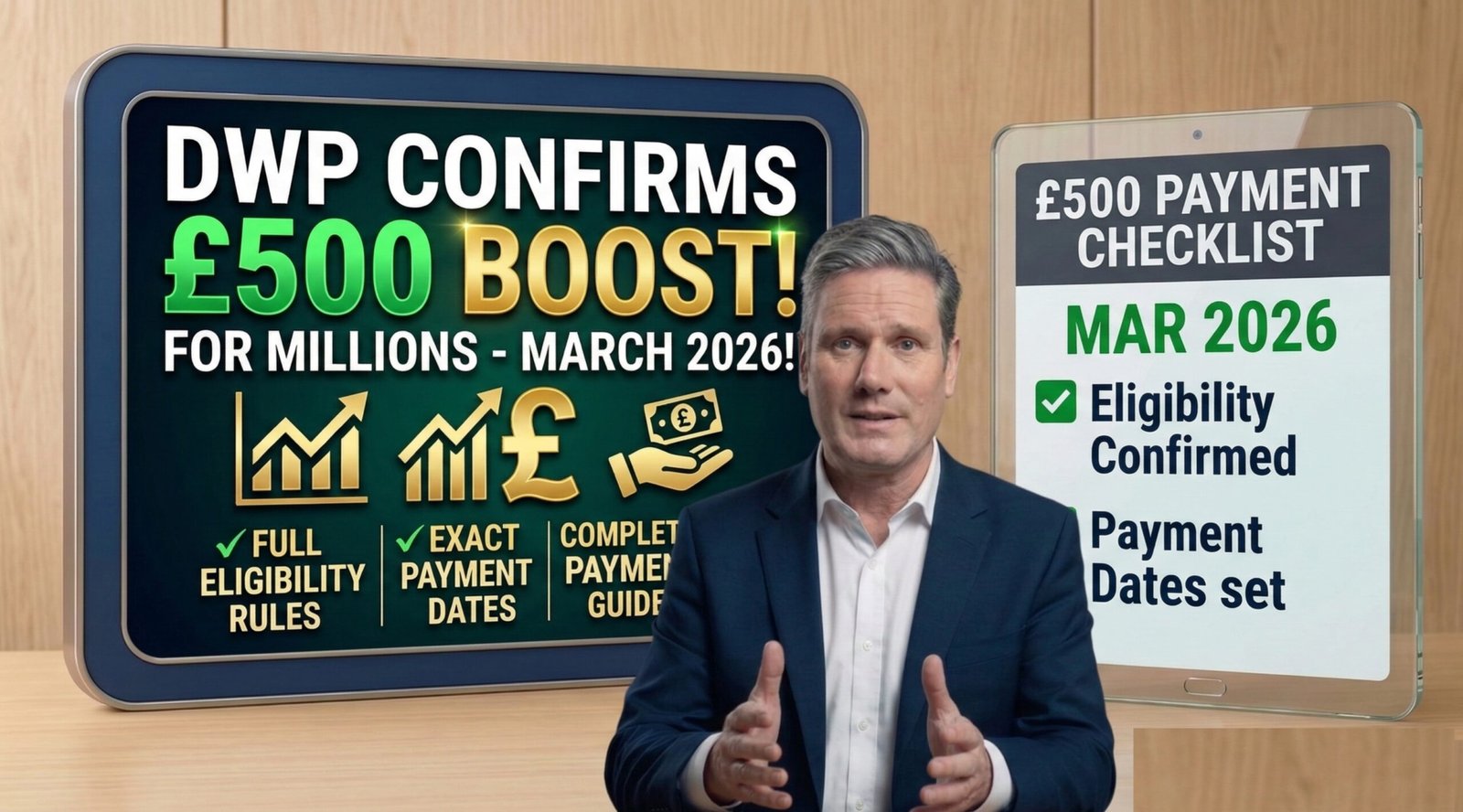 DWP Confirms £500 Boost for Millions in March 2026