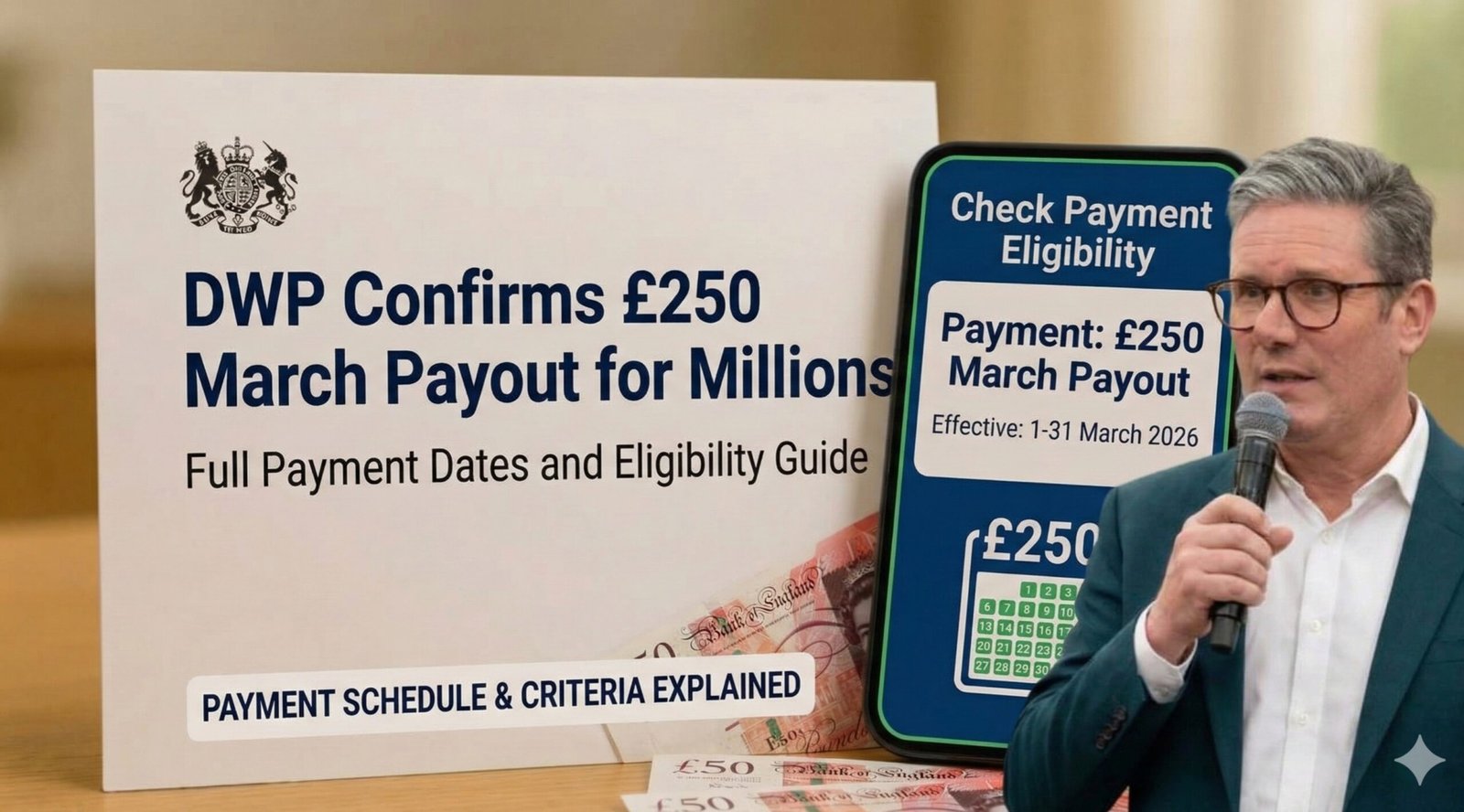DWP Confirms £250 March Payout for Millions