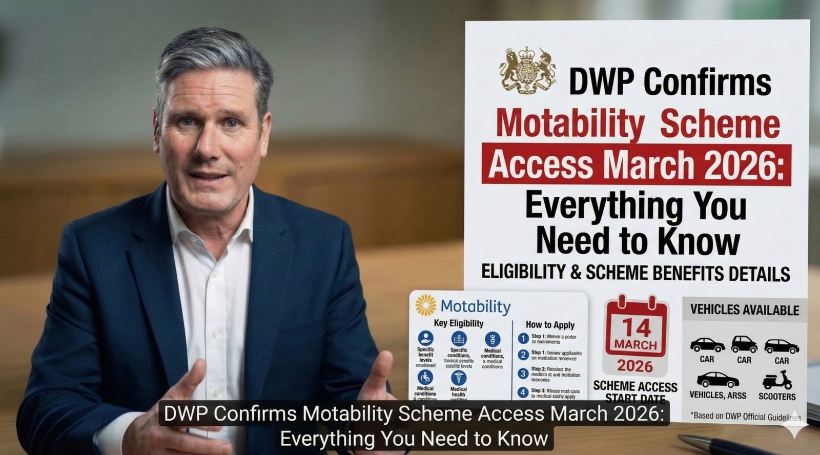 DWP Confirms Motability Scheme Access March 2026