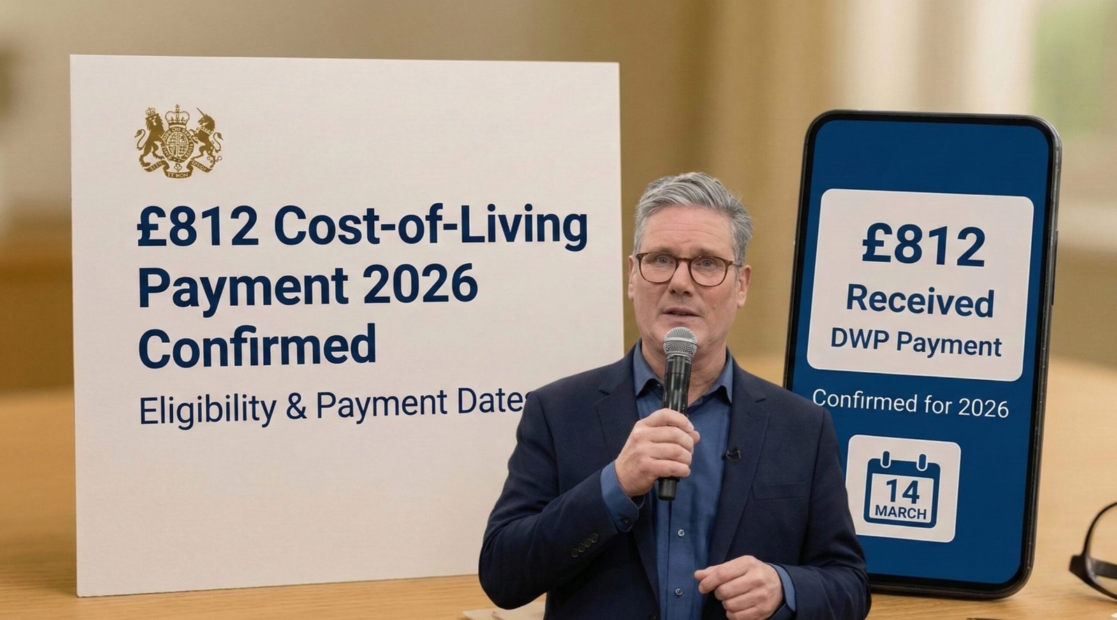 £812 Cost of Living Payment 2026 Confirmed
