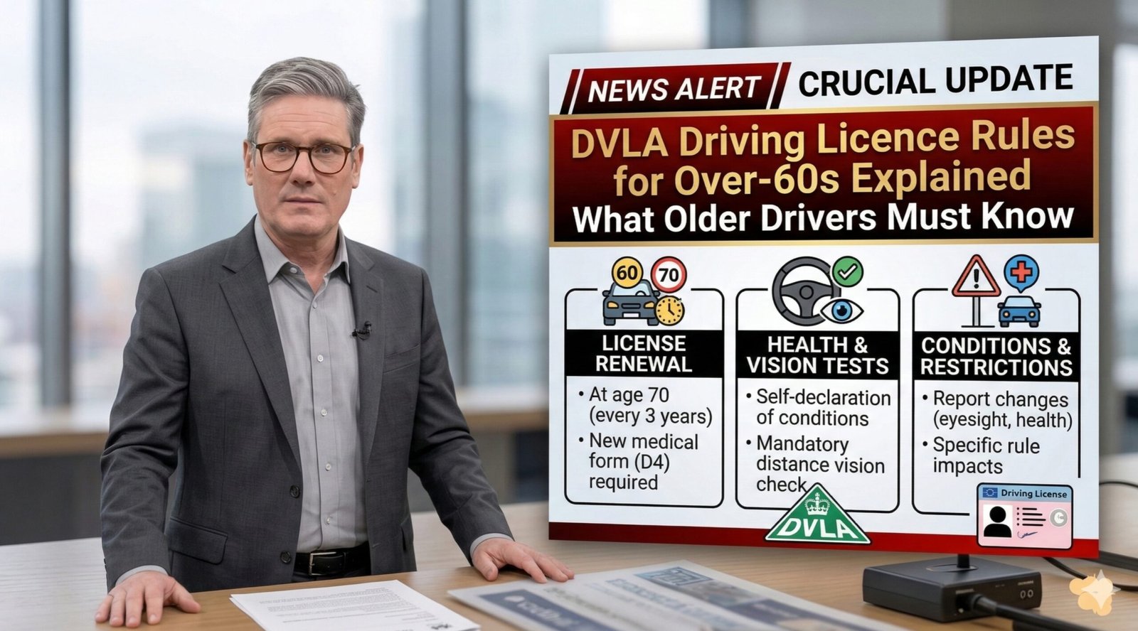 DVLA Driving Licence Rules for Over-60s Explained
