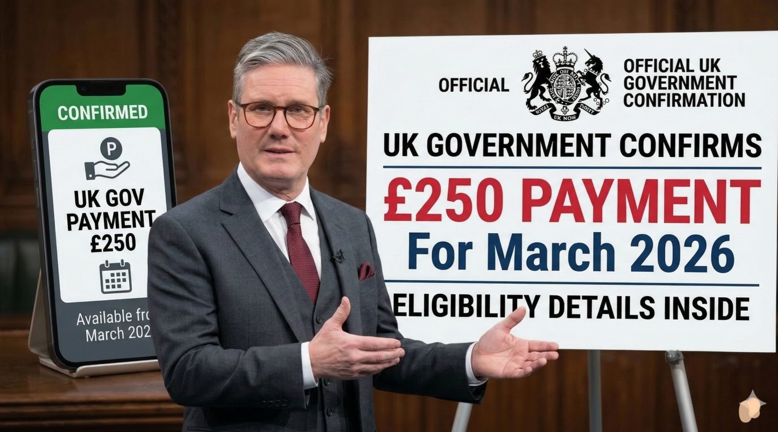 UK Government Confirms £250 Payment for March 2026