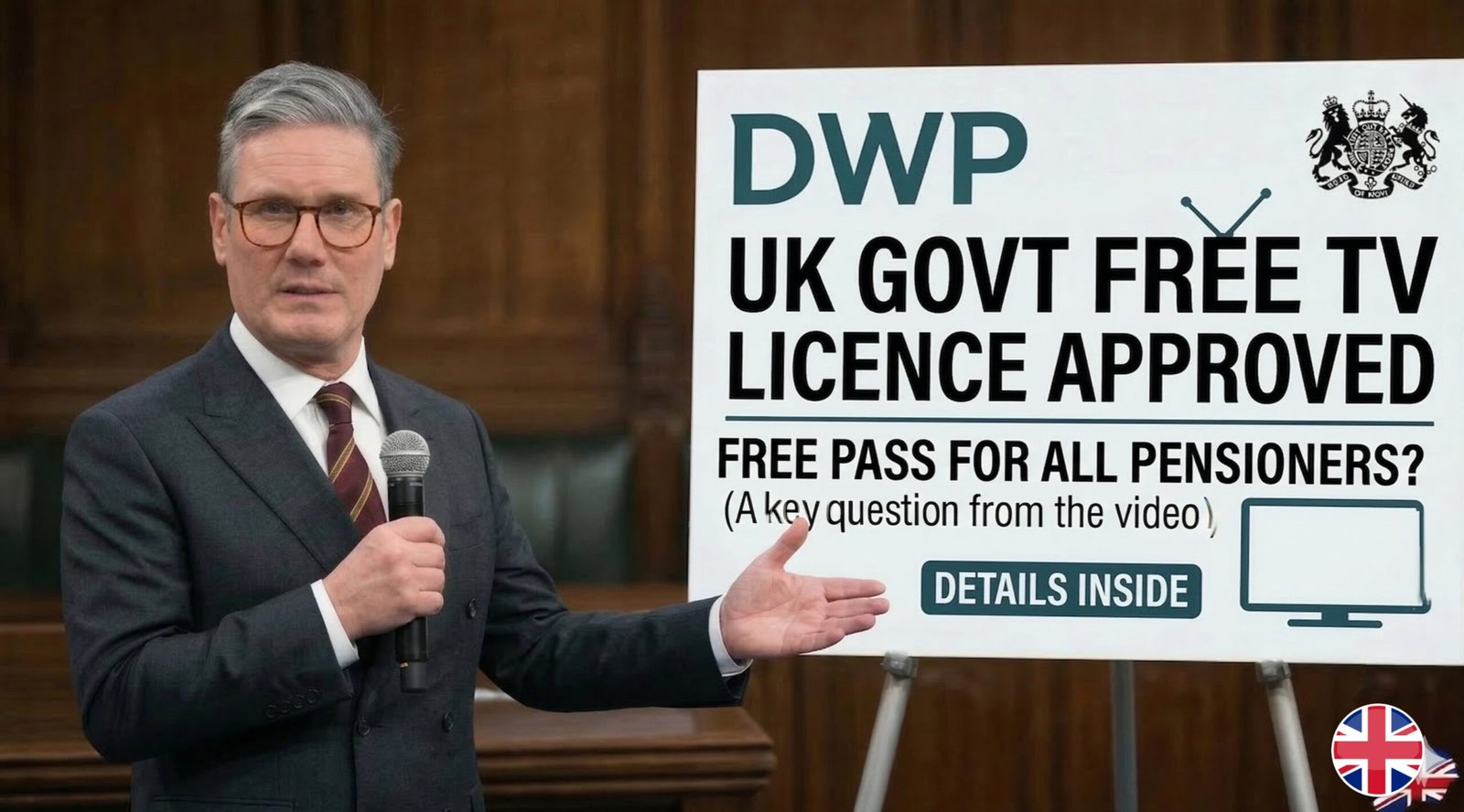 UK Government Free TV Licence Approved