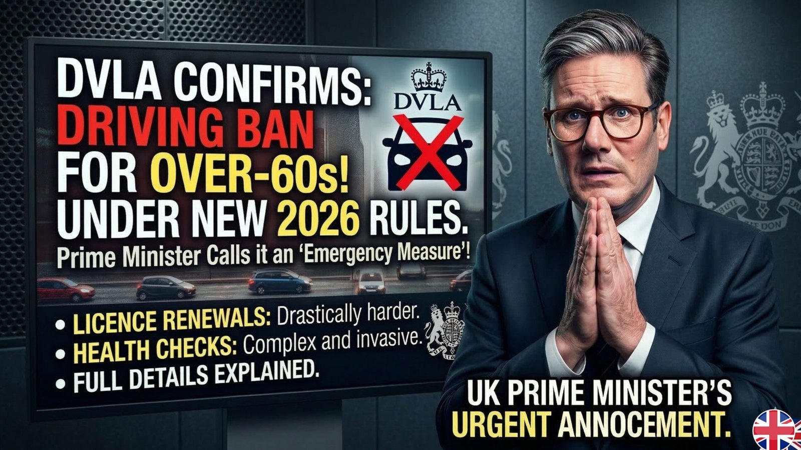 DVLA Confirms Driving Ban for Over-60s Under New 2026 Rules