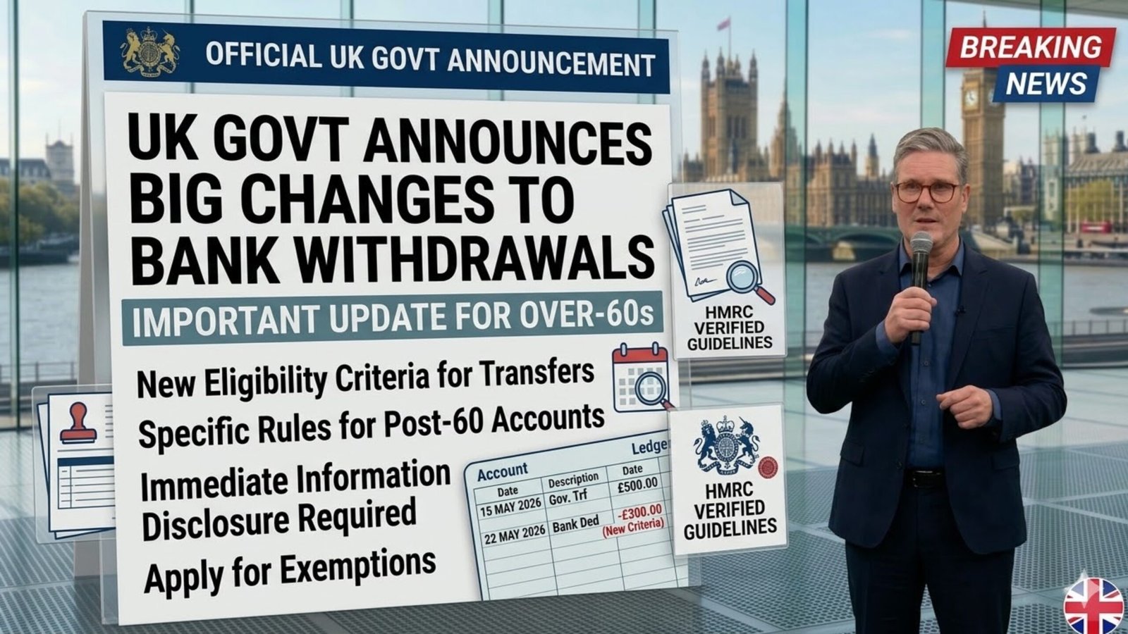 UK Govt Officially Announces Big Changes to Bank Withdrawals