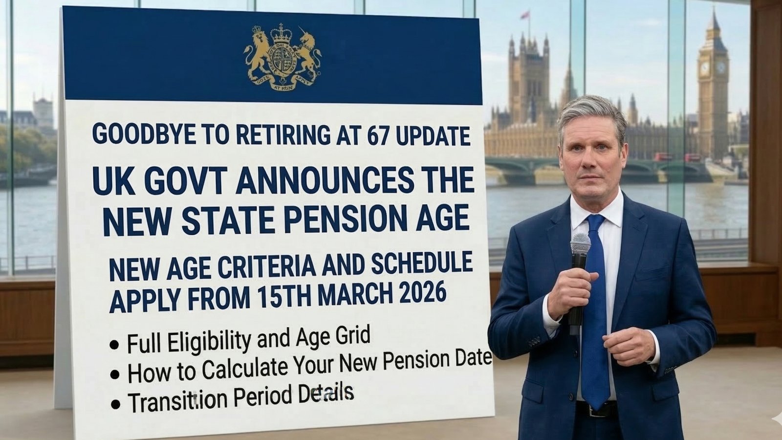 Goodbye to Retiring at 67 Update – UK Govt Announces the New State Pension Age