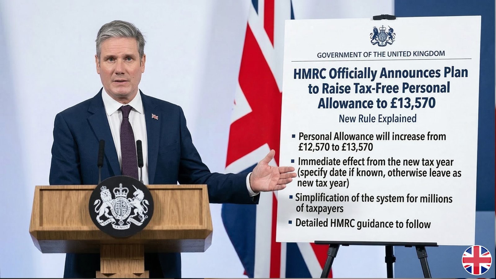 HMRC Officially Announces Plan to Raise Tax-Free Personal Allowance to £13,570