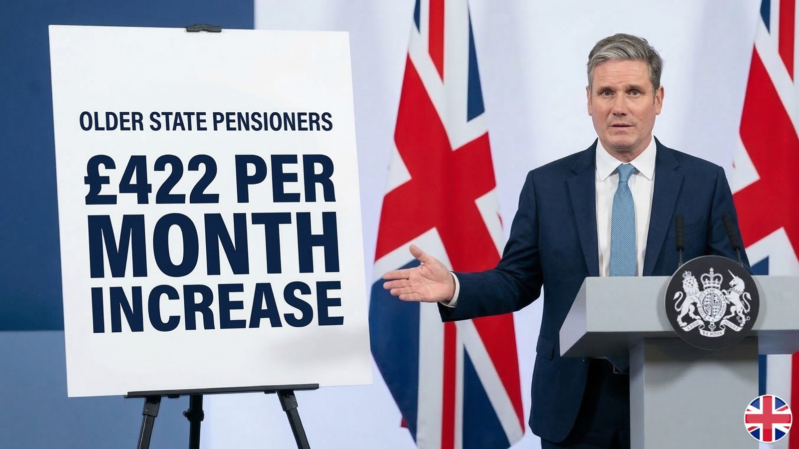 DWP Announces £422 Per Month Increase for Older State Pensioners