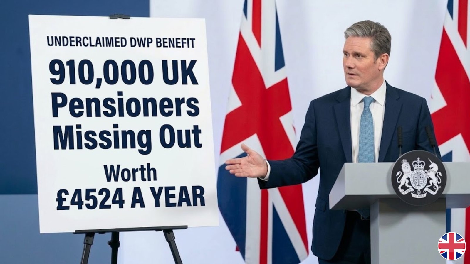 910,000 UK Pensioners Missing Out on DWP Benefit Worth £4524 a Year