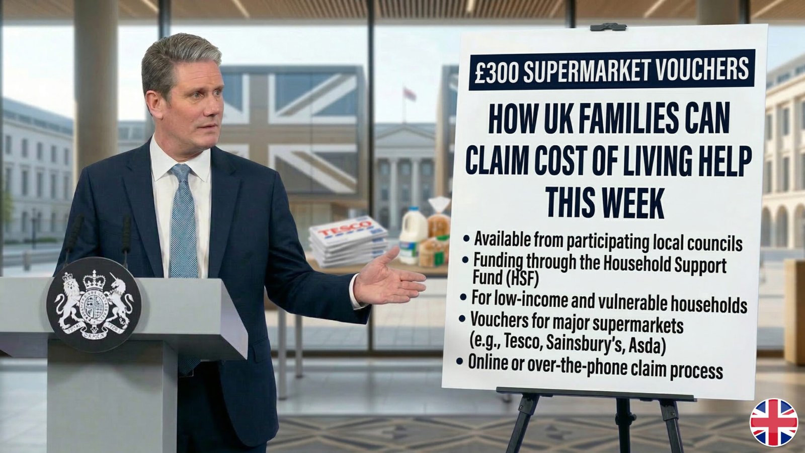 £300 Supermarket Vouchers