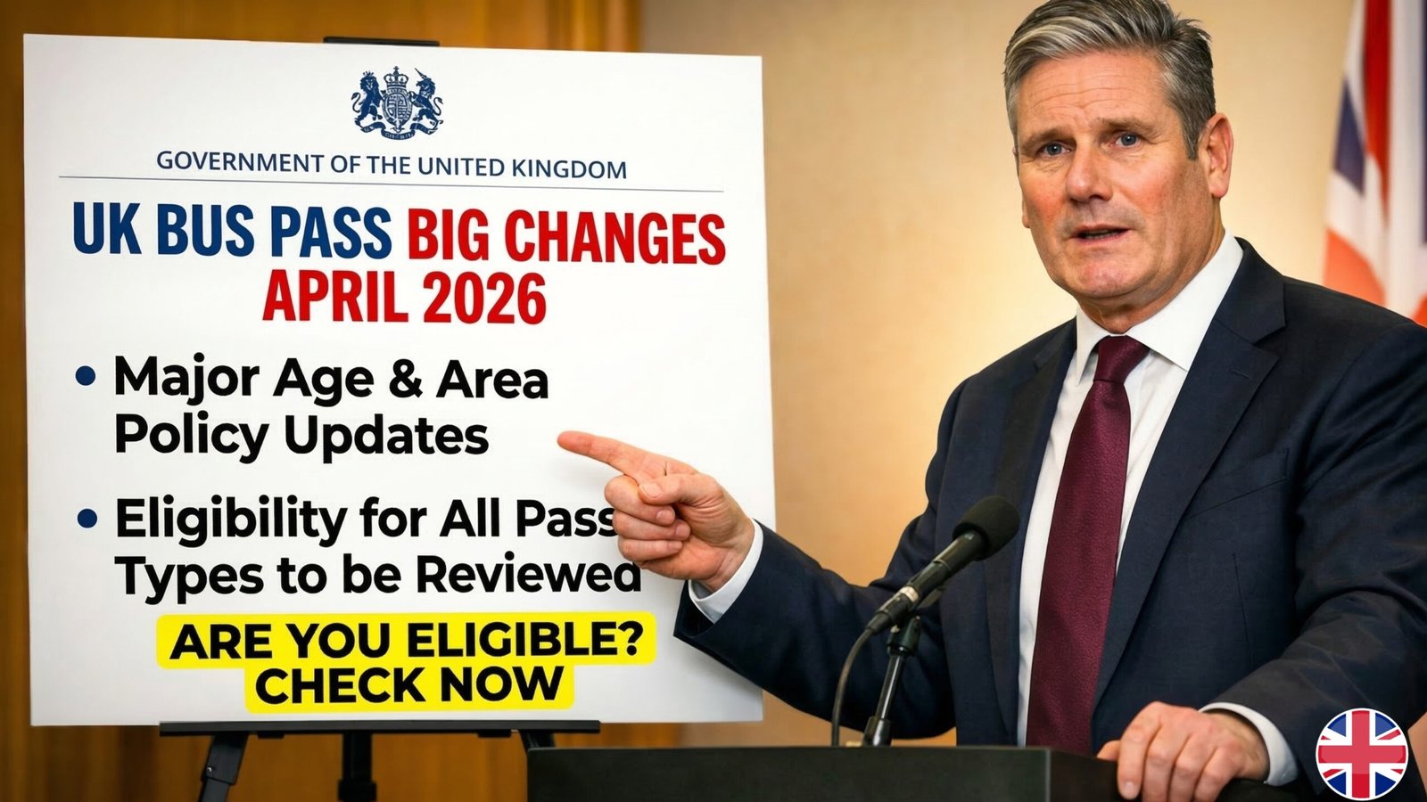 UK Bus Pass Big Changes April 2026