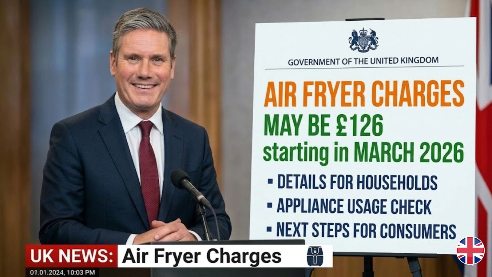 UK Households Using Air Fryers May Be Charged £126 Starting in March 2026