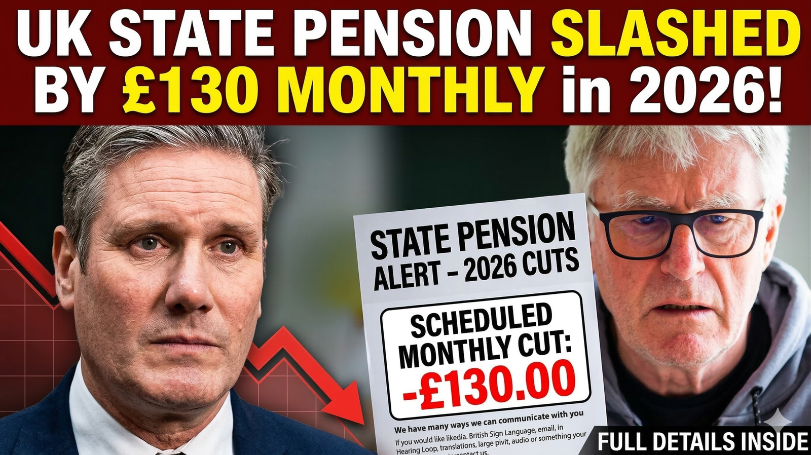 UK State Pension to be Slashed by £130 Monthly in 2026
